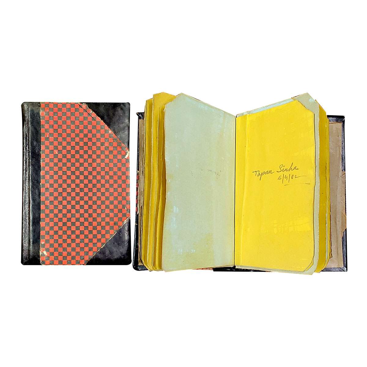 Autograph Book of Celebrities, Paper, hardbound book with autographs of celebrities like S