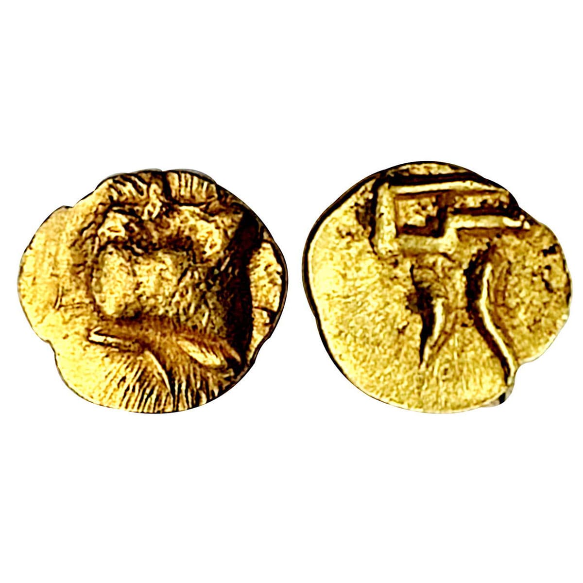 Imperial Gangas of Orissa (c. 13th century), Gold Fanam, 0.40 g, Uncertain ruler reading S