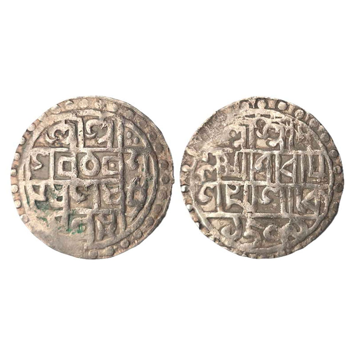 Cooch Behar, Lakshmi Narayan (SE 1509-1549; AD 1587-1627), Silver, Rupee, 9.59 g (KM 45). 