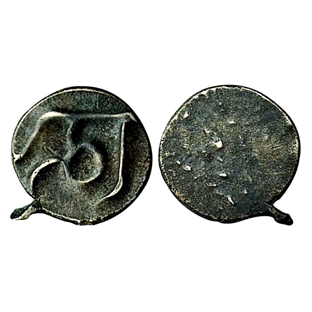 Manipur, Anonymous issue, Bell metal, 0.31 g, Sel, obv. ‘Sri’ in Bengali on obv., uniface 