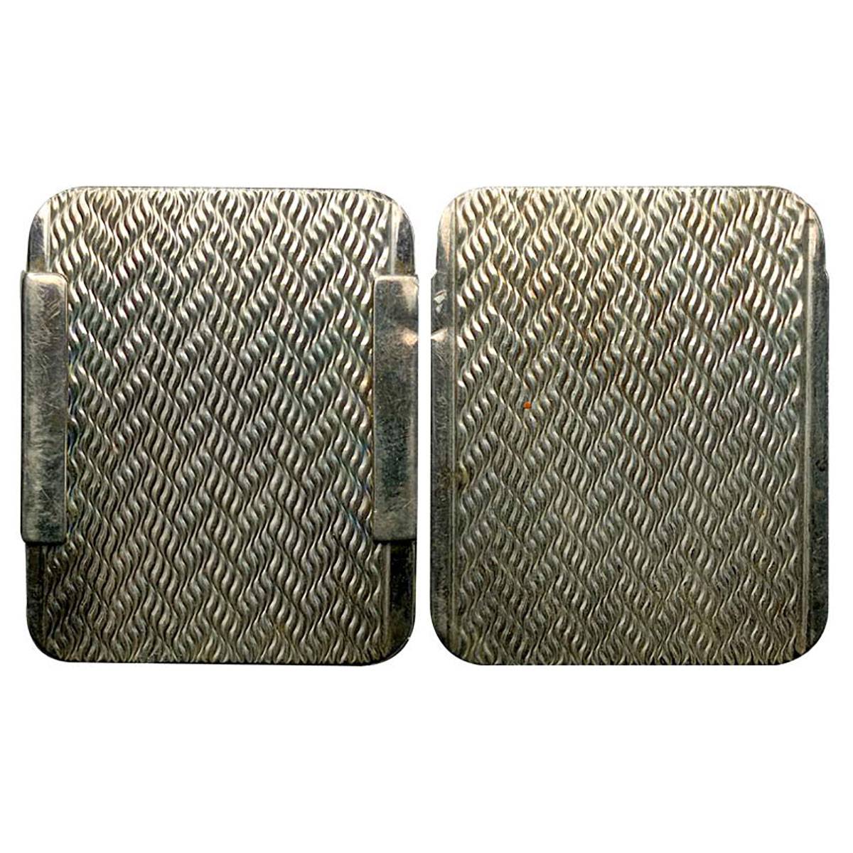 Old Stamp Box to keep postage stamps,silver, 14 g, makers name and purity marked on the in